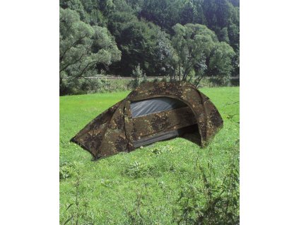 Stan MIL-TEC "RECOM" pro 1 osobu Flecktarn 240 x 135 x 85 cm