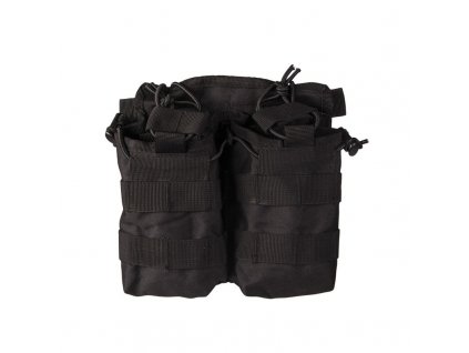 Sumka MIL-TEC dvojitá MOLLE "OPEN TOP" Black