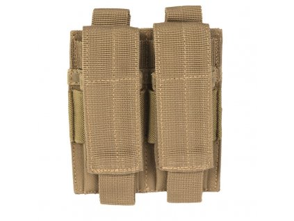 Sumka MIL-TEC na pistolové zásobníky dvojitá MOLLE Coyote