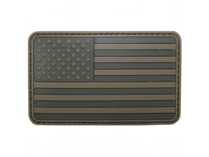 Nášivka Max-Fuchs 3D vlajka USA bojová Velcro 8 x 5 cm
