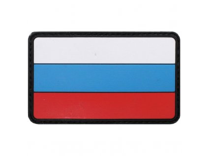 Nášivka Max-Fuchs 3D vlajka Rusko barevná Velcro 8 x 5 cm
