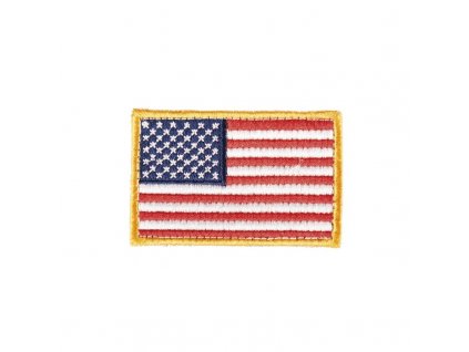 Nášivka MIL-TEC vlajka USA barevná Velcro 4,8 x 7,4 cm Levá