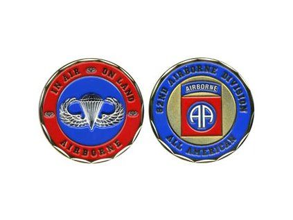 Pamětní mince E.C. 82nd Airborne Division