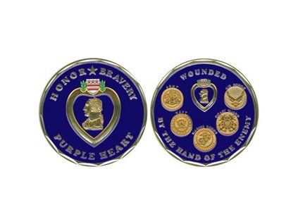 Pamětní mince E.C. Purple Heart