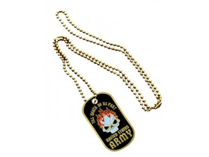 Identifikační známka E.C. U.S. Army "Till Deat Do US Part"/set