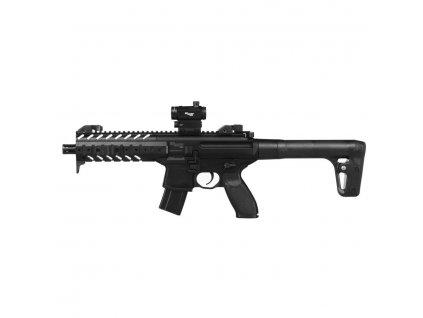 vzduchovy samopal sig sauer mpx red dot black