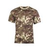 Tricko kratky rukav US styl Vegetato Woodland