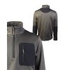 Mikina MIL-TEC THERMO-FLEECE ¾ zip Olive
