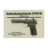 Manuál Samonabíjecí pistole STEYER 9 mm - reprint