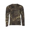 Tricko dlouhy rukav Single Jersey Flecktarn
