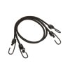 Šňůra elastická s háčky "Gumicuk" Black - 1 pár