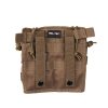 Sumka MIL-TEC dvojitá MOLLE "OPEN TOP" Dark Coyote