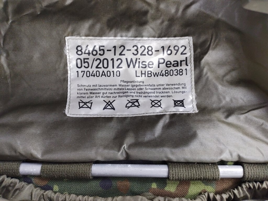 Batoh BW 65L flecktarn Bundeswehr originál - ARMY-SURPLUS