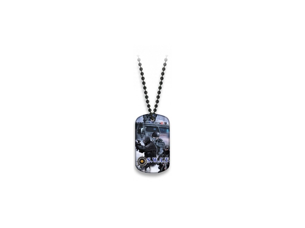 Identifikační známka ( ID) Dog Tags SWAT 3D