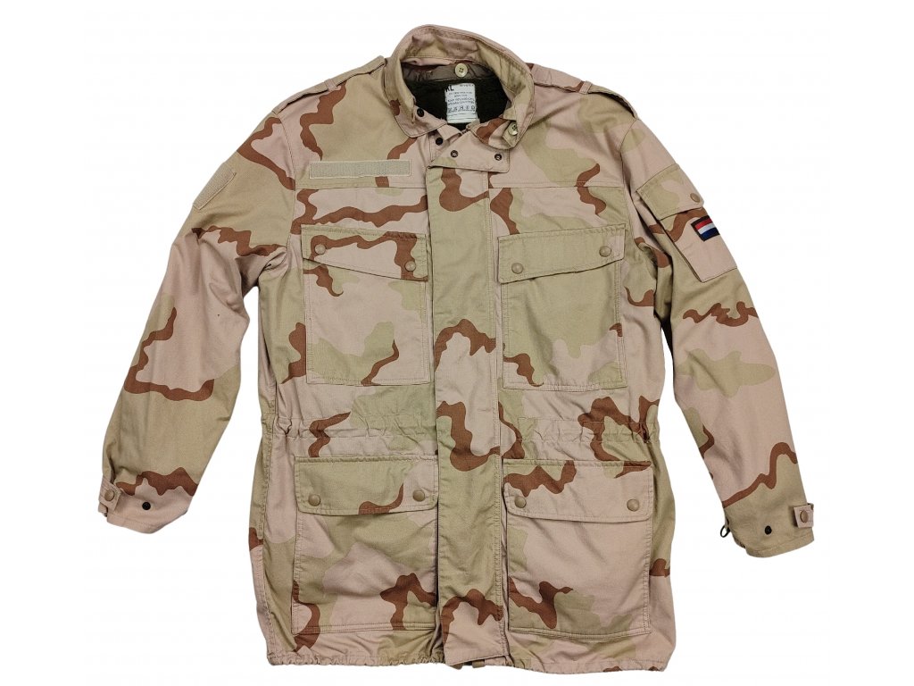Polní bunda s vložkou model M-65 Desert 3 Color Holandsko originál