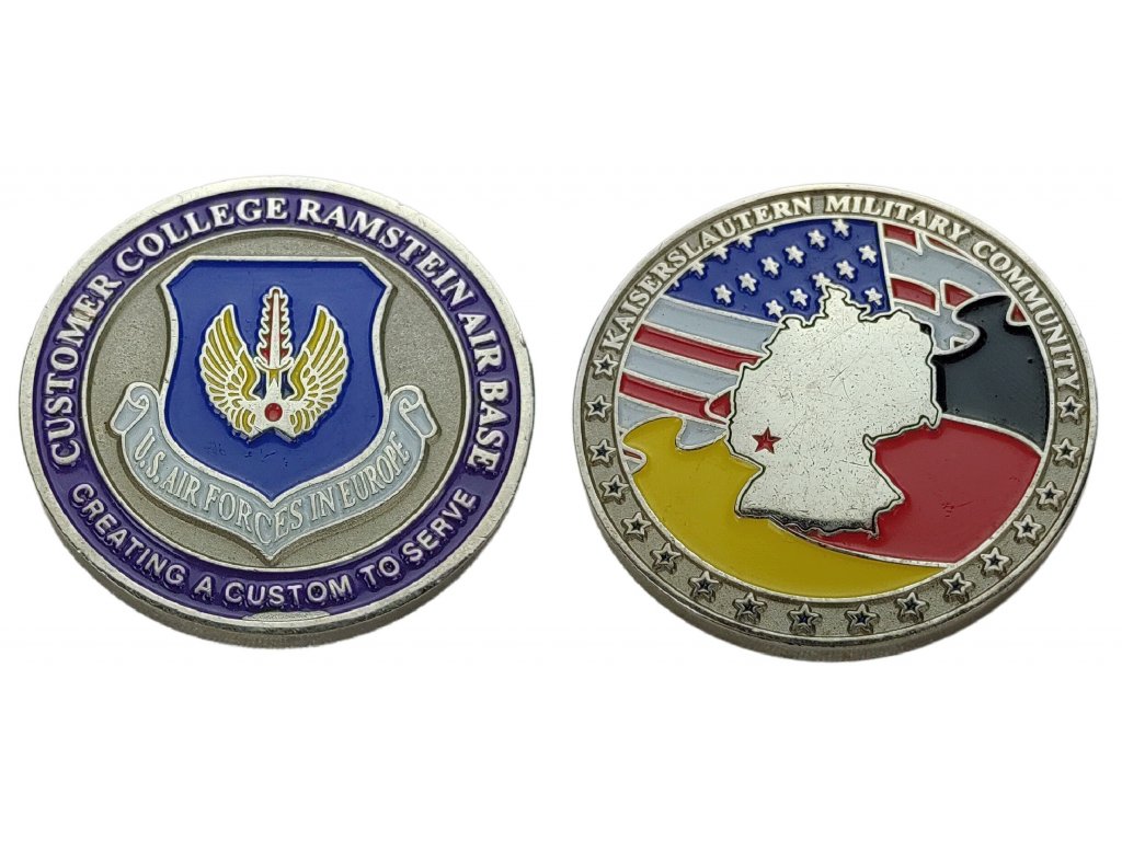 Pamětní ražená mince U.S. Air Forces in Europe Ramstein Air Base