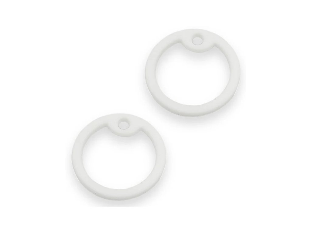 Tlumítka silikonová US Dog Tags bílé
