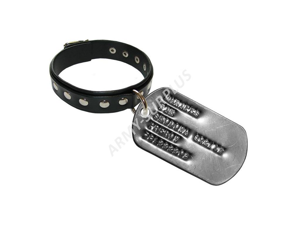 Identifikační známky psí známky stříbrné pro domácí mazlíčky (psy, kočky) dog tags - ražba ID známek