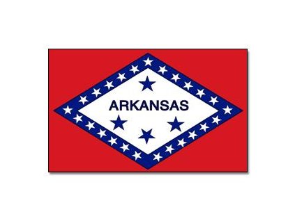 Vlajka  Arkansas 90x150cm č.129
