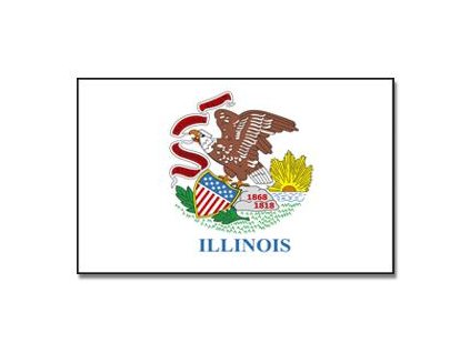 Vlajka Illinois 90x150cm č.148