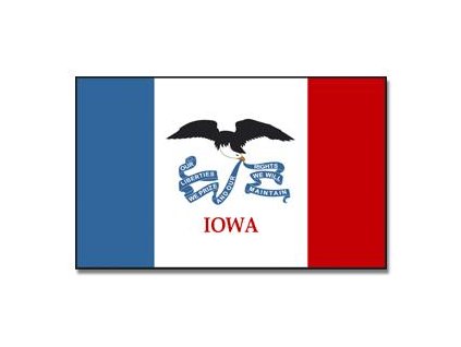 Vlajka 90x150cm Iowa č.213