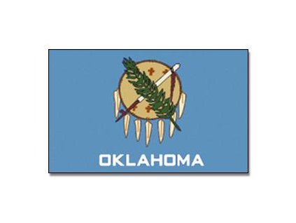 Vlajka Oklahoma 90x150cm č.168