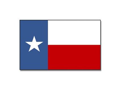 Vlajka Texas  90x150cm č.124