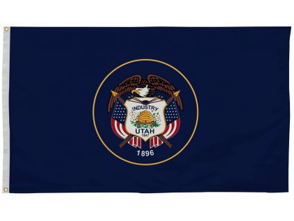 Vlajka Utah 90x150cm č.179
