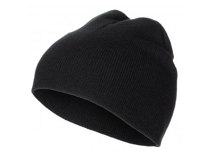 Čepice krátký kulich jemně pletený černý MFH® 10925A