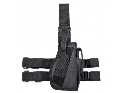Pouzdro na pistoli stehenní černé pravé MFH® 30725A