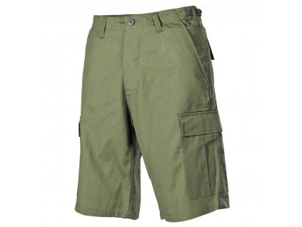 Bermudy bavlněné zelené US BDU RipStop OD Green MFH® 01512B