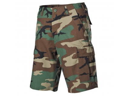 Bermudy bavlněné US BDU RipStop Woodland MFH® 01512T
