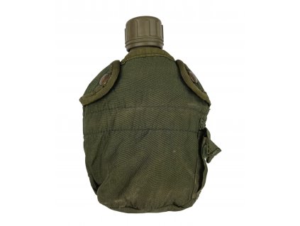 Polní láhev (čutora) US oliv s ventilem na masku originál