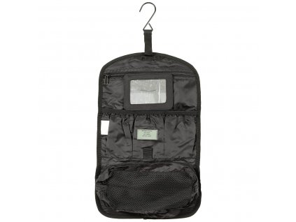 Cestovní taška na osobní hygienu závěsná toaletka černá MFH® Adventure 30491A