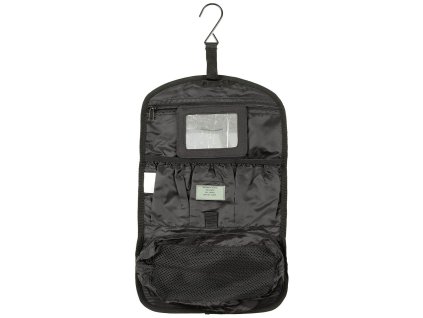 Cestovní taška na osobní hygienu závěsná toaletka černá MFH® Adventure 30491A