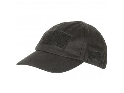 Čepice kšiltovka Baseball s Velcro panely černá MFH® Professional 10263A
