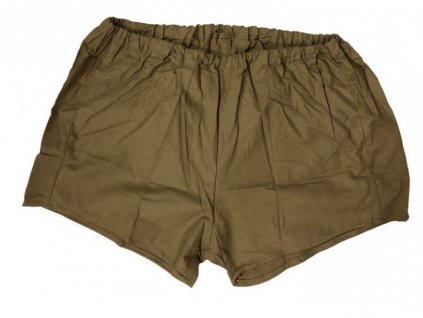 Trenýrky bavlněné spodní prádlo khaki ČSLA AČR originál