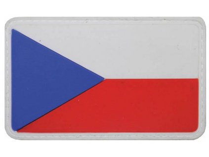 Nášivka 3D PVC vlajka ČR Česká republika MFH barevná