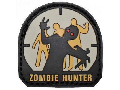 Nášivka 3D PVC velcro zombie hunter malá (5x5cm) MFH 36511A