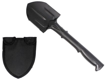 Lopatka Carbon nylon pevná černá MFH® 27021