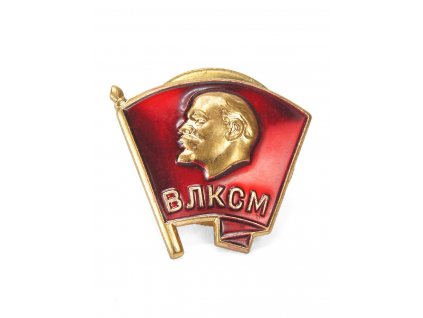 Odznak (pins) 20mm Lenin Rusko komunistický svaz mládeže Komsomol