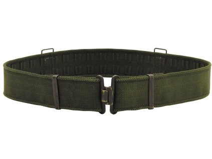 Opasek s kovovou sponou 58 Pattern (95) Belt Velká Británie oliv