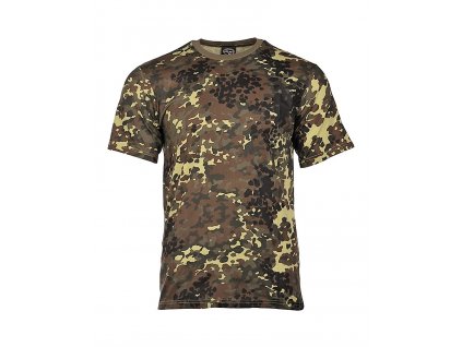 Tričko s krátkým rukávem maskovací potisk BW Flecktarn Mil-Tec®