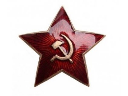 Odznak hvězda velká 33mm ruská
