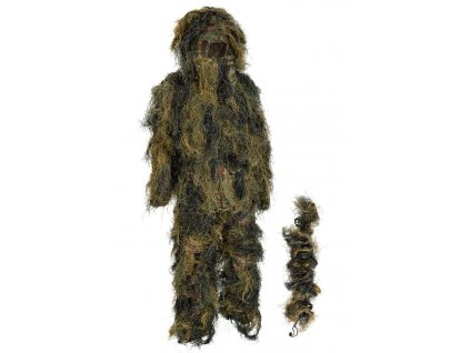 Maskovací oblek Hejkal (Ghillie Suit) woodland 4-dílný