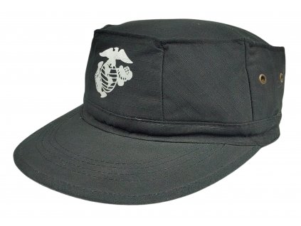 Čepice námořní pěchoty černá Utility Cap USMC RipStop Teesar®