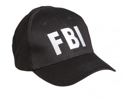 Čepice kšiltovka baseball FBI bílý nápis