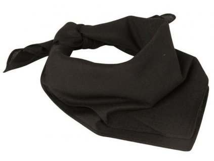 Šátek bavlněný čtvercový černý Black Bandana Mil-Tec® 12605002