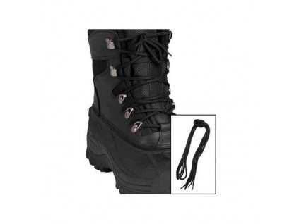 Tkaničky do bot černé kulaté 220cm