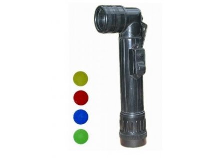 Baterka zahnutá svítilna GI Flashlight Small malá černá